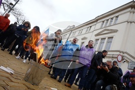 КНСБ - КТ „Подкрепа” - протест