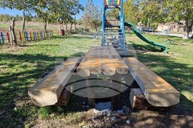 Разград - детската площадка - нови пейки