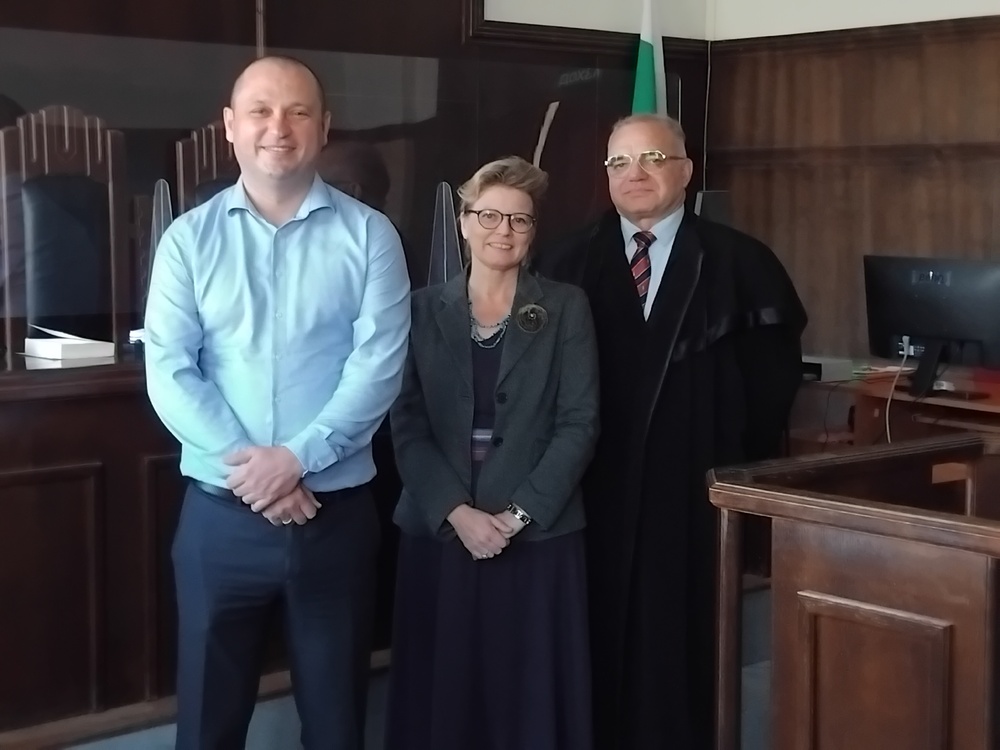 Съдия от Франция е на посещение в Окръжен съд – Добрич 