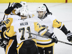 Penguins Flames Hockey