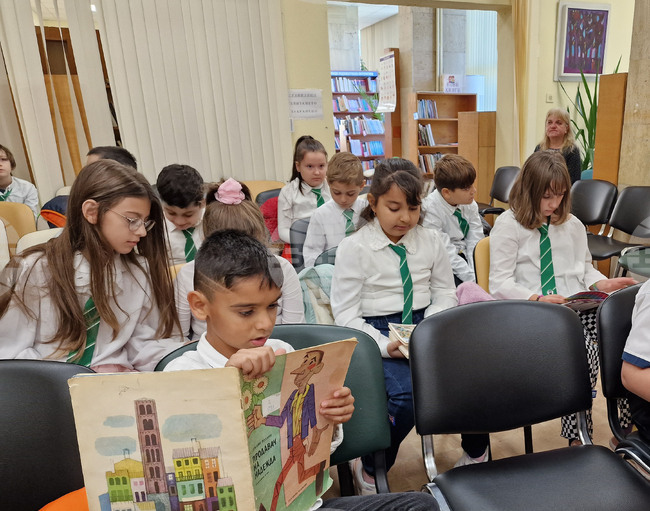 Разград - Детски отдел - библиотека - Джани Родари - годишнина