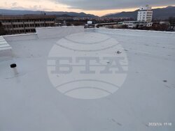 Снимка: Община Благоевград - ремонт покрив на СБАЛО „Св. Мина“