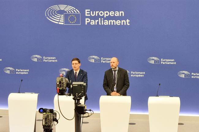  Франция - Страсбург - Европейски парламент - пресконференция