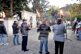 Кюстендил - ВМРО - годишнина - факелно шествие