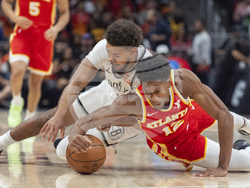 Nets Hawks Basketball