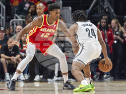 Nets Hawks Basketball
