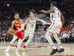 Nets Hawks Basketball
