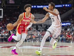 Nets Hawks Basketball