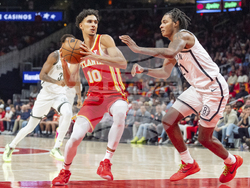 Nets Hawks Basketball