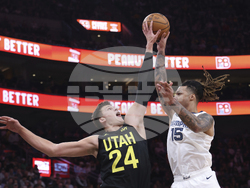 Grizzlies Jazz Basketball
