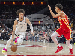 Nets Hawks Basketball