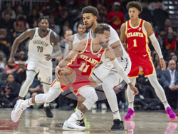 Nets Hawks Basketball