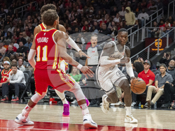 Nets Hawks Basketball