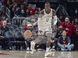 Nets Hawks Basketball