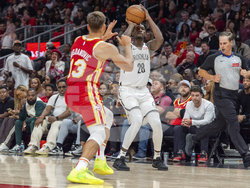 Nets Hawks Basketball