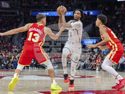 Nets Hawks Basketball