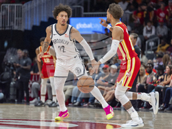 Nets Hawks Basketball