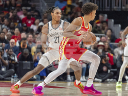 Nets Hawks Basketball