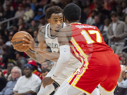 Nets Hawks Basketball