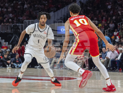Nets Hawks Basketball
