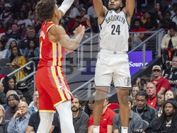 Nets Hawks Basketball