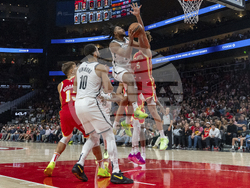 Nets Hawks Basketball
