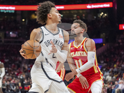 Nets Hawks Basketball