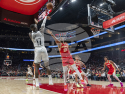 Nets Hawks Basketball