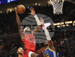 Warriors Trail Blazers Basketball