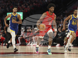 Warriors Trail Blazers Basketball