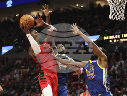 Warriors Trail Blazers Basketball