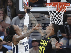 Grizzlies Jazz Basketball