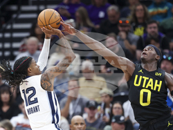 Grizzlies Jazz Basketball