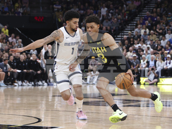 Grizzlies Jazz Basketball