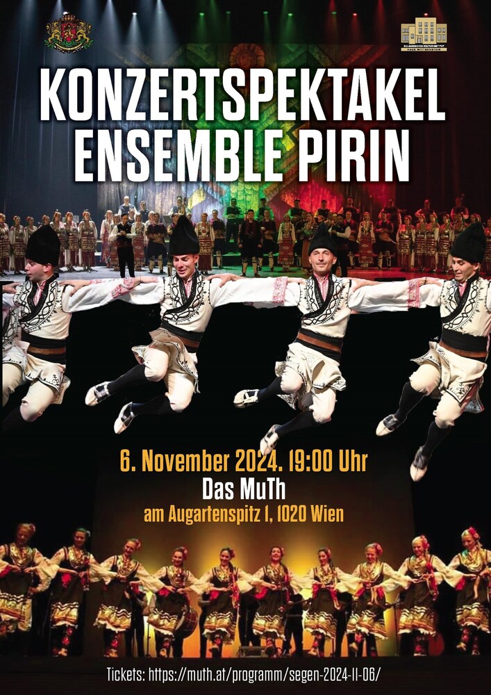 Pirin Folk Ensemble to Celebrate 70th Anniversary with Stage Show in Vienna