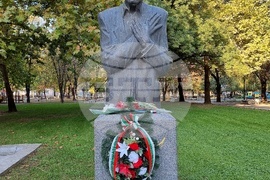 Монтана - паметник на Йордан Радичков - честване