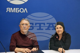 Национален пресклуб на БТА Ямбол - пресконференция - проф. д-р Ромео Смилков - Красимира Султанова