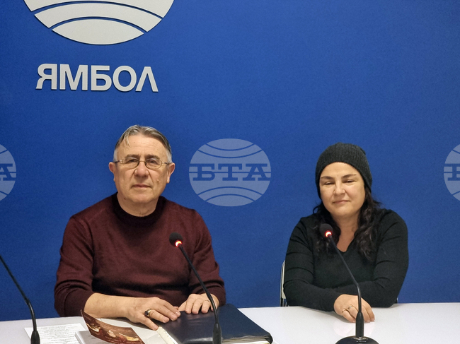 Национален пресклуб на БТА Ямбол - пресконференция - проф. д-р Ромео Смилков - Красимира Султанова