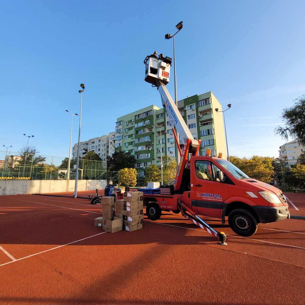 Община Стара Загора: С LED-осветители се подменя осветлението в парк „Артилерийски“ в Стара Загора