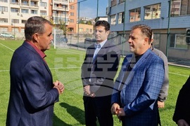 Велико Търново - нов футболен терен - oткриване