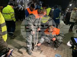 МРРБ взе проби за проверка на качеството на ремонтите в центъра на София