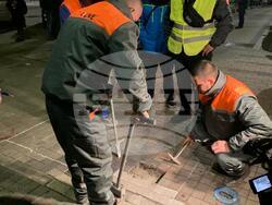 МРРБ взе проби за проверка на качеството на ремонтите в центъра на София