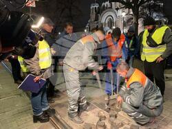 МРРБ взе проби за проверка на качеството на ремонтите в центъра на София