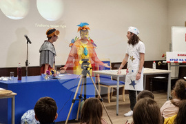 Варна - Фестивал на науката - спектакъл - ученици от НАОП