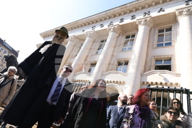 Съдебна палата - адвокати - протест