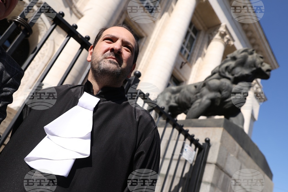 Съдебна палата - адвокати - протест