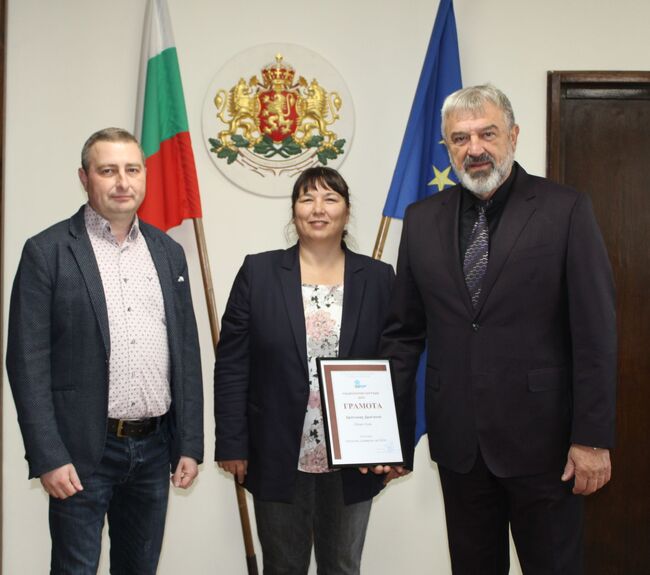 ОА Русе: Драгомир Драганов получи поздравления за избирането си за областен управител на годината от народния представител Николай Братованов