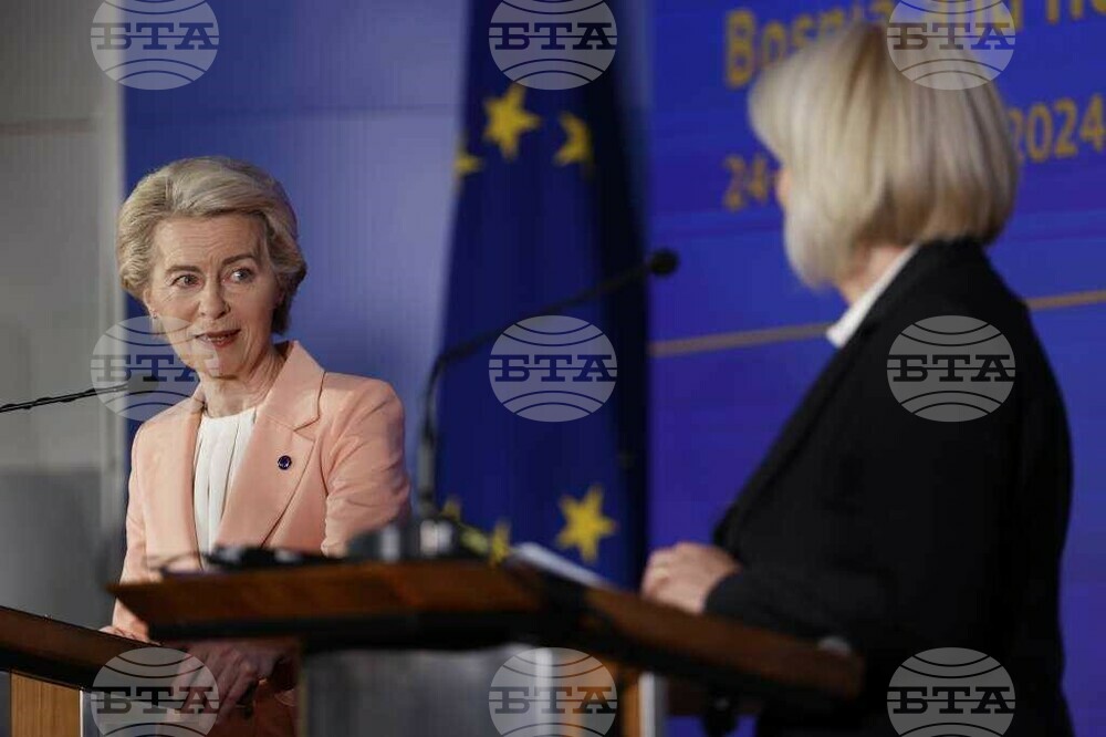 ФЕНА: Разширяването на ЕС ще бъде абсолютен приоритет, заяви Урсула фон дер Лайен в Босна