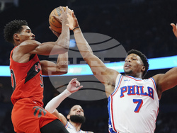 76ers Raptors Basketball