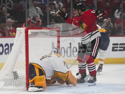 Predators Blackhawks Hockey